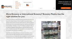 Desktop Screenshot of breweryplastics.biz